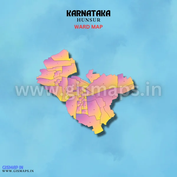 Hunsur Ward Map (Karnataka)